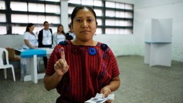 Los guatemaltecos votan este domingo a su futuro presidente.