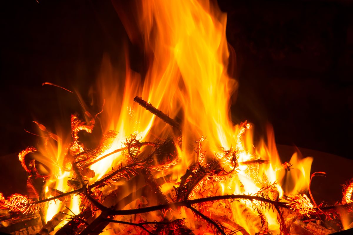 Fire is the central element of the summer solstice.