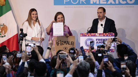 Partidos opositores al gobierno de AMLO inician registro de aspirantes a la presidencia de México