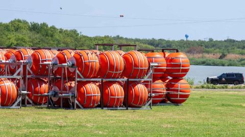 Centenares de boyas ya fueron colocadas en el Río Grande