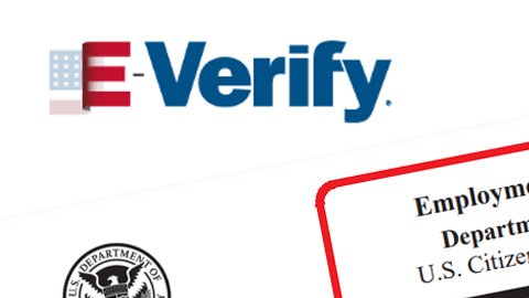 El sistema E-Verify permite a las empresas confirmar que un empleado tiene autorización de trabajo en EE.UU.