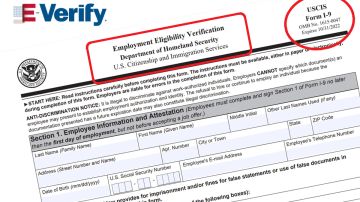 El sistema E-Verify permite a las empresas confirmar que un empleado tiene autorización de trabajo en EE.UU.
