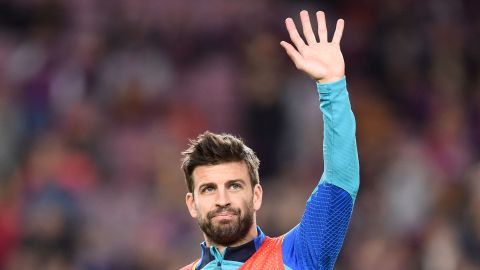 Gerard Piqué cuando aún jugaba para el F.C. Barcelona.