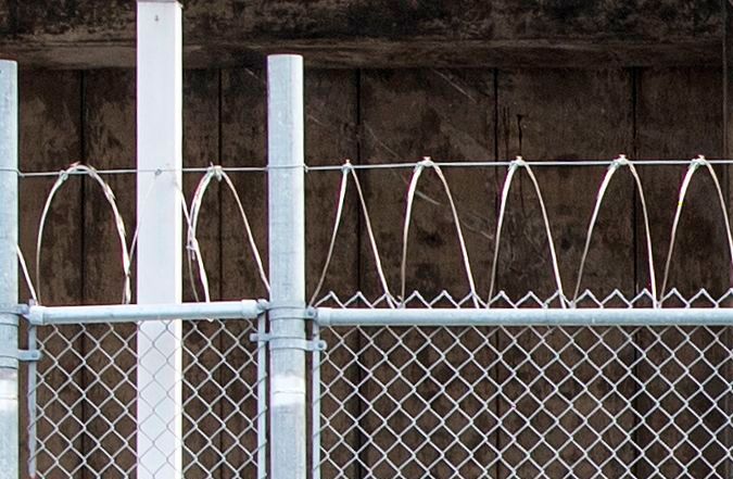 Outside view of the Men Central Jail, amid the Covid 19 pandemic, May 12, 2020, in Los Angeles, California. - Cases of COVID-19 in the Los Angeles County jail system have spiked by nearly 60% in the span of a week, according to numbers reported on May 12, 2020 by Sheriff Alex Villanueva. (Photo by VALERIE MACON / AFP) (Photo by VALERIE MACON/AFP via Getty Images)