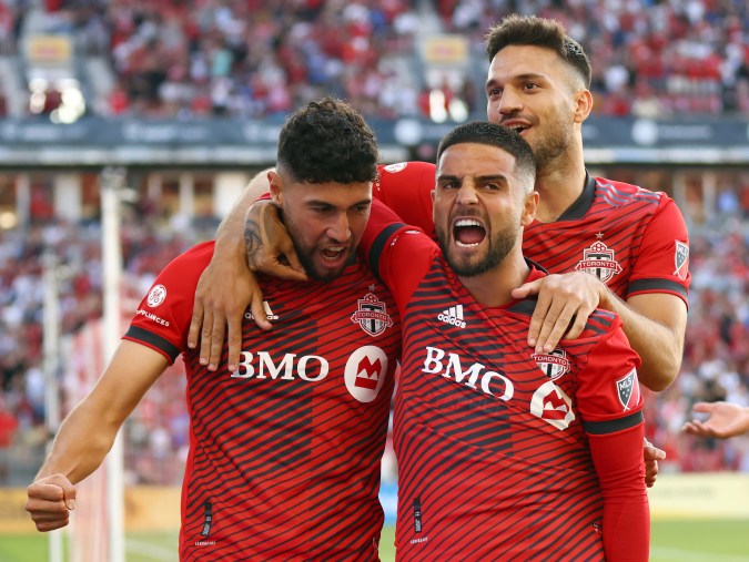 Insigne, jugador de Toronto. Vaughn Ridley - Getty Images.