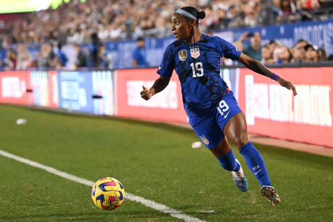 Crystal Dunn. Foto:  PATRICK T. FALLON- Getty Images.