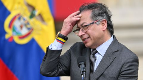 El presidente de Colombia Gustavo Petro.