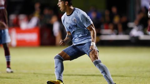 Alan Pulido, estelar delantero del Sporting Kansas City.