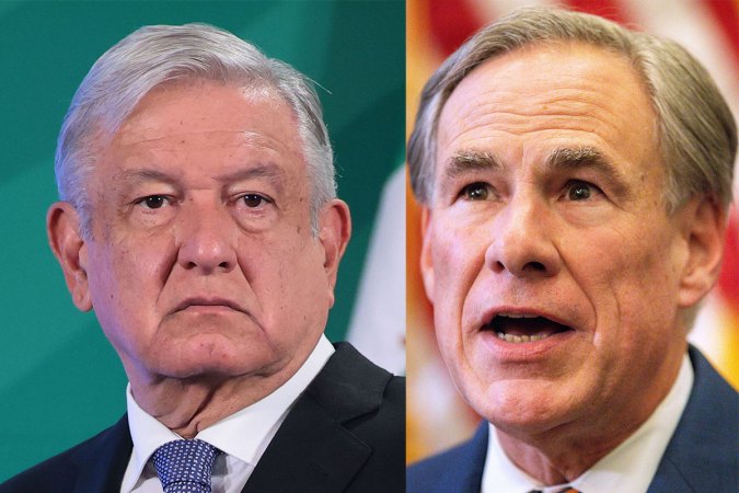 AMLO acusa a Greg Abbott de hacer “populismo ramplón” y “politiquería” tras colocar boyas en el Río Bravo