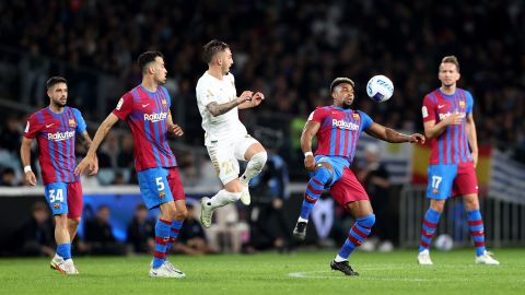 Adama Traoré em su pasado como futbolista del FC Barcelona.