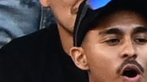 Hazem Shehata y Qatar celebrando gol ante México en la Copa Oro.