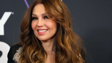 LAS VEGAS, NEVADA - NOVEMBER 15: Recording artist Thalia attends a news conference with the hosts of the 2022 Latin GRAMMY Awards at the Mandalay Bay Convention Center on November 15, 2022 in Las Vegas, Nevada. (Photo by Ethan Miller/Getty Images)