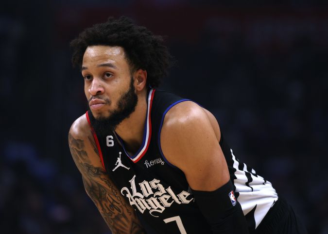 Amir Coffey, durante un partido de Los Angeles Clippers en la NBA. Foto: Copyright 2022 NBAE..