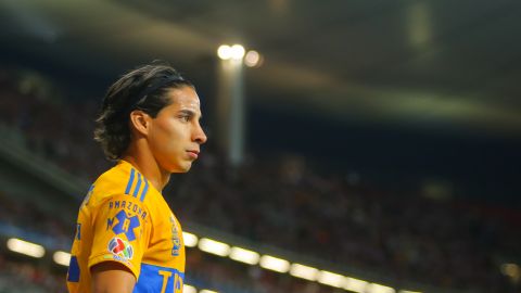 Lainez quedó campeón con Tigres tras llegar a mitad de temporada en 2022.