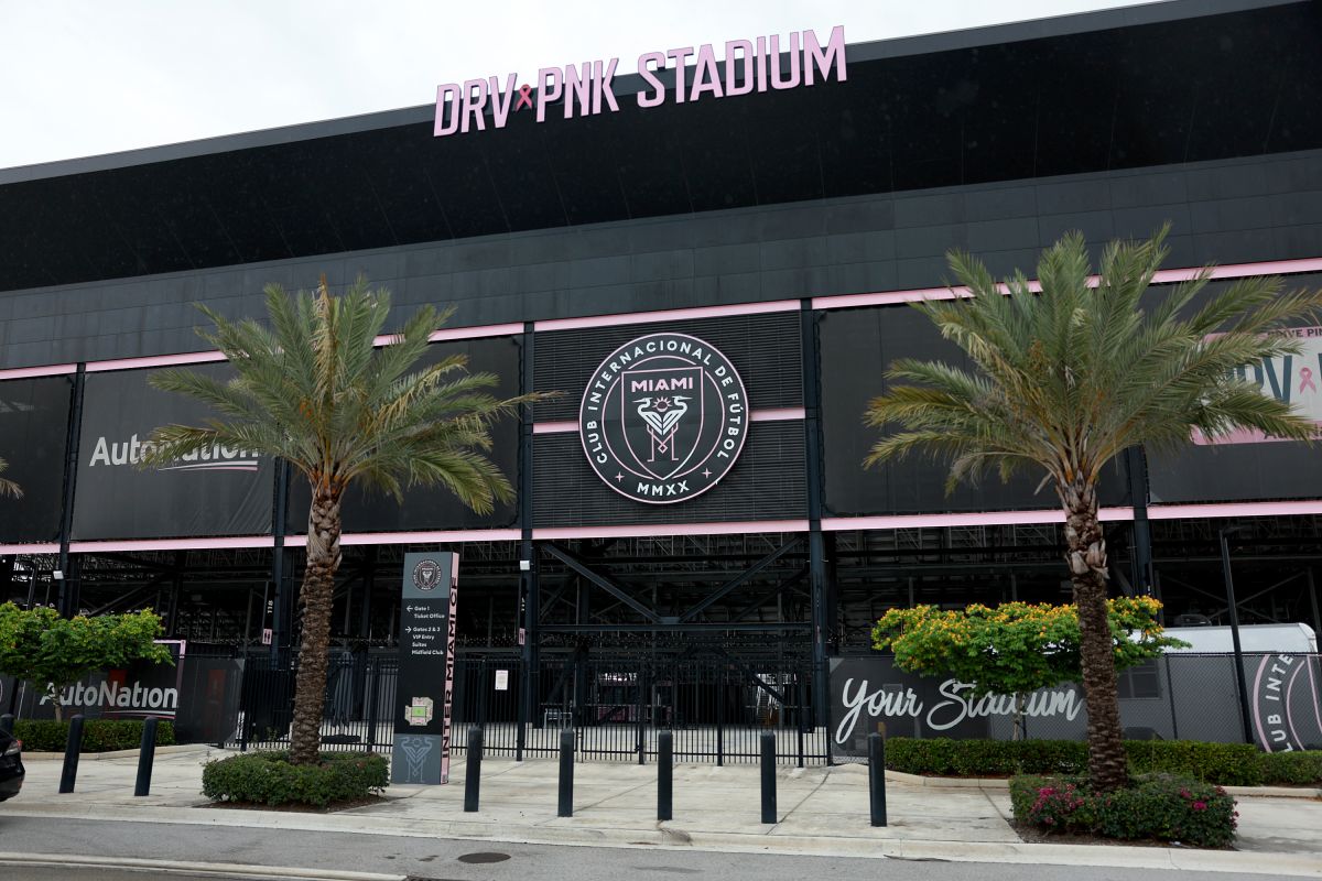 DRV PNK Stadium where the Inter Miami professional soccer team plays matches. Photo: Joe Raedle/Getty Images.