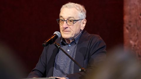 NEW YORK, NEW YORK - JUNE 12: Robert DiNiro speaks on stage during The Canva Director's Brunch at City Winery on June 12, 2023 in New York City. (Photo by Mike Coppola/Getty Images for 2023 Tribeca Festival)