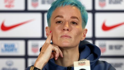 Megan Rapinoe, futbolista estadounidense.