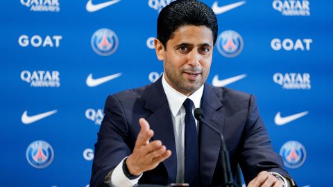 Presidente del Paris Saint Germain's, Nasser al-Khelaifi.