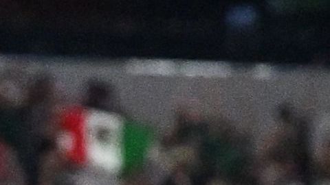 México celebra su gol contra Costa Rica en cuartos de final de la Copa Oro.