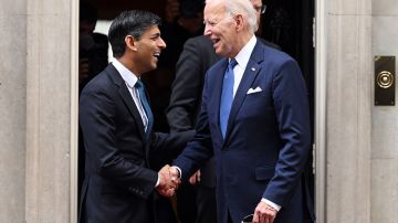 Joe Biden y Rishi Sunak abordan en Londres la evolución de la contraofensiva en Ucrania