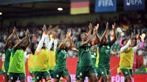 Selección femenina de Zambia.