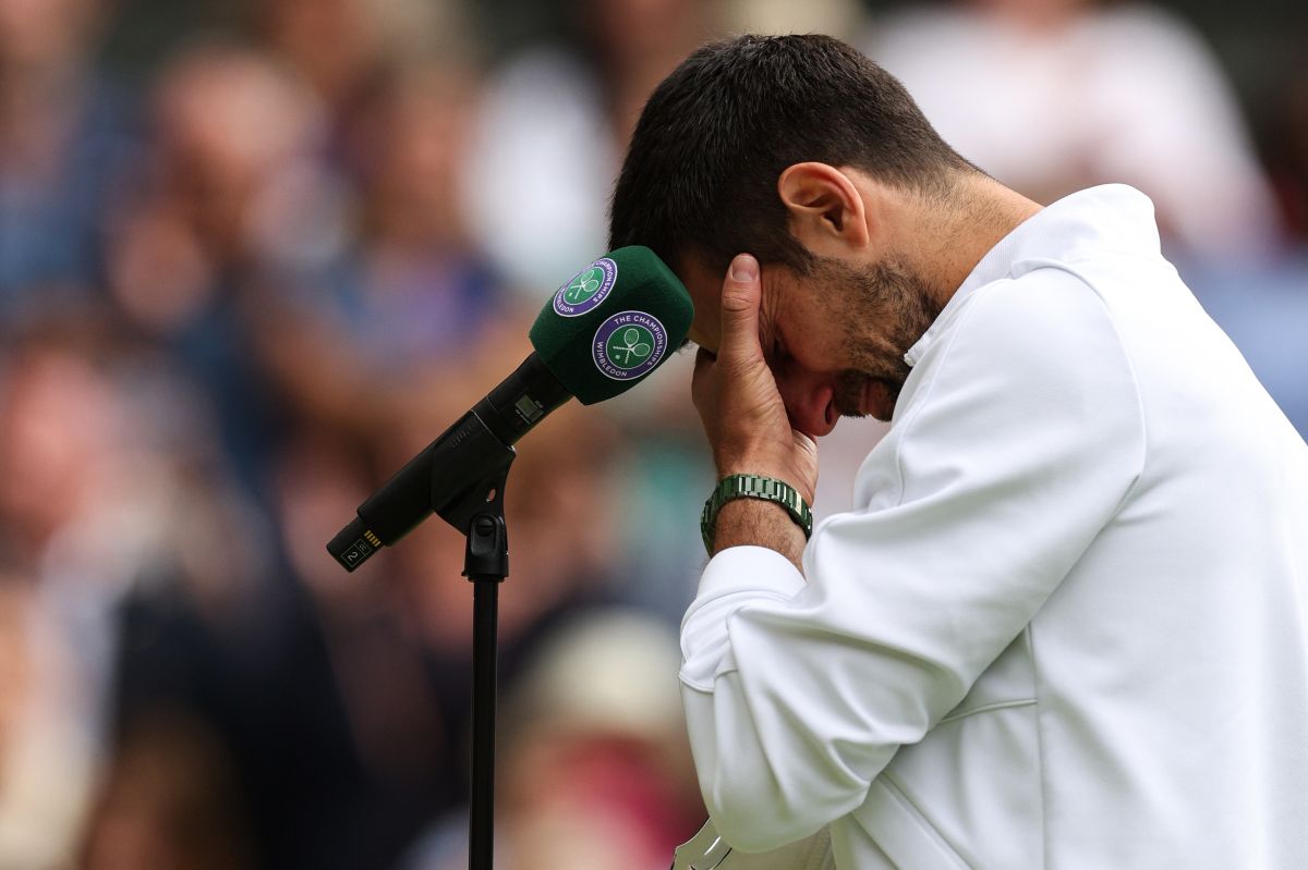 Fue una dura derrota para Novak Djokovic.