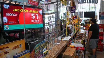 Powerball lottery tickets pictured inside a store in Homestead, Florida on July 19, 2023. The Powerball jackpot has reached 1 billion USD for the July 19, 2023, drawing, which has only happened two times before in the history of the game. (Photo by GIORGIO VIERA / AFP) (Photo by GIORGIO VIERA/AFP via Getty Images)