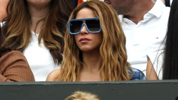 Shakira en el torneo de Wimbledon.