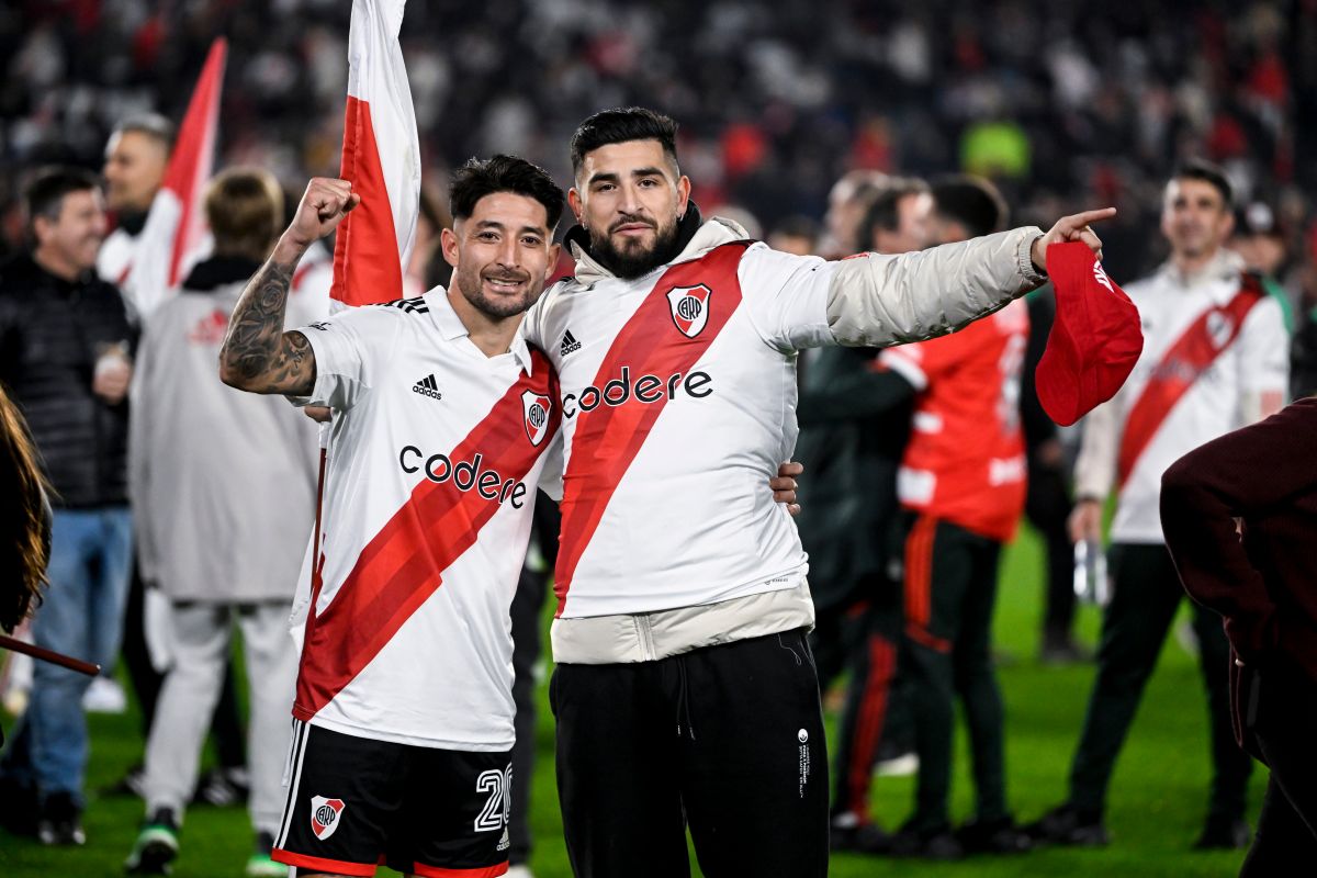 Elías Gómez (d) celebró el título de su equipo unas horas antes de enterarse de la tragedia.