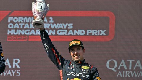 Sergio 'Checo' Pérez obtuvo el segundo lugar en el Gran Premio de Hungría de F1 2023.