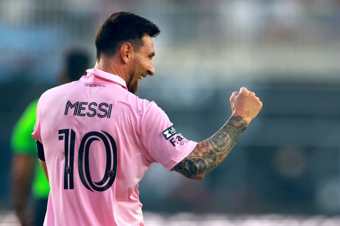 Messi le marcó un doblete al Atlanta United en su juego más reciente. Foto: Getty Images.