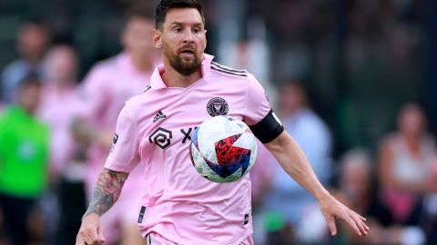 Lionel Messi con el Inter Miami en la Leagues Cup.