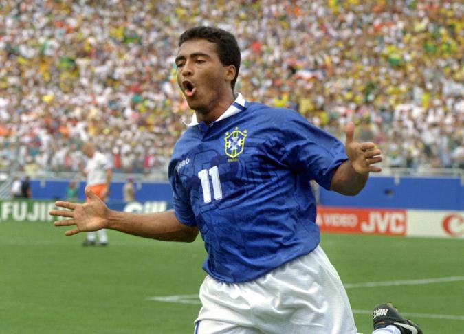 Romário es una de las grandes leyendas del fútbol brasileño. BOB DAEMMRICH- Getty Images.