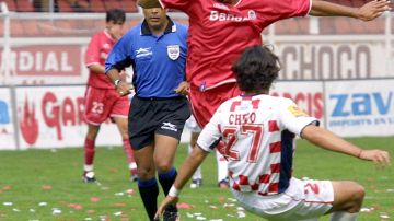 José Saturnino Cardozo en su época como futbolista del Toluca.