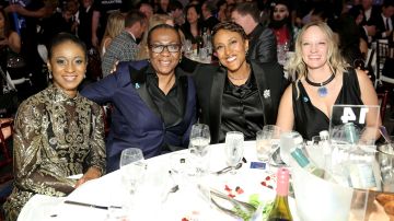 NEW YORK, NY - MAY 05: Gloria Carter and Robin Roberts celebrate achievements in the LGBTQ community at the 29th Annual GLAAD Media Awards New York, in partnership with LGBTQ ally, Ketel One Family-Made Vodka, on May 5, 2018. (Photo by Monica Schipper/Getty Images for Ketel One Family-Made Vodka