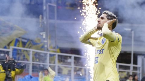 Diego Valdés durante el Clausura 2023 con el Club América.