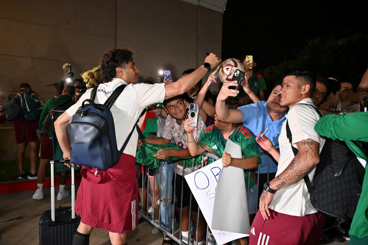 Dallas, Texas on July 6, 2023. Guillermo Ochoa of the Mexican national team upon arrival at the concentration hotel in the city of Dallas, to face the quarterfinals of the 2023 gold cup. Photo/Imago7/ Etzel Espinosa.