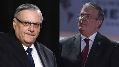 Joe Arpaio y Marcelo Ebrard