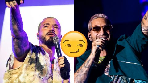 Maluma y J Balvin hacen candente bailecito - Getty Images