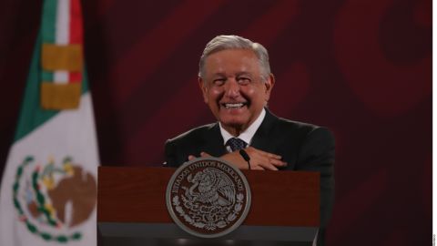 AMLO agradece a Joe Biden el haber demandado a gobierno de Texas por las boyas en el Río Grande