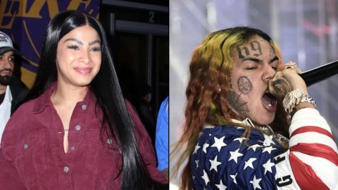 Yailin La Más Viral y Tekashi 6ix9ine antes de ser compañeros.