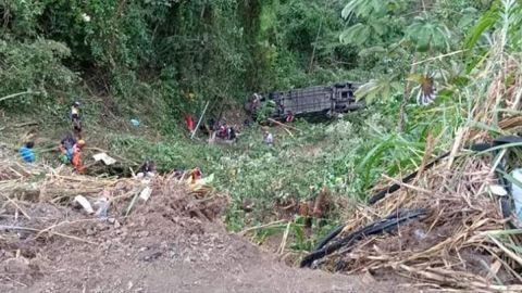 Accidente de autobús en Colombia
