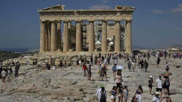 El Ministerio de Cultura de Grecia anunció el cierre de la Acrópolis debido a las altas temperaturas,
