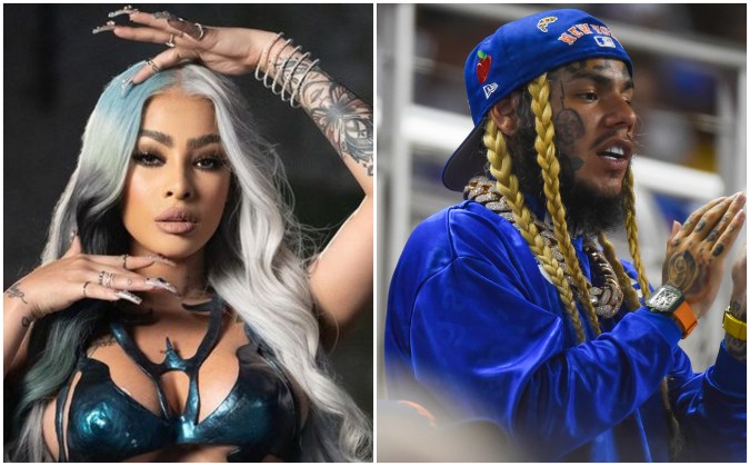 Tekashi hizo comparación entre la cadena que le regaló Anuel AA a Yailin 'La Más Viral' y la nueva que él le compró a la dominicana.