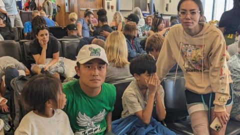 Tee Dang y su familia sufrieron quemaduras al escapar del incendio forestal en Lahaina.