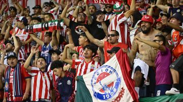 Aficionados de Chivas del Guadalajara en la Leagues Cup.