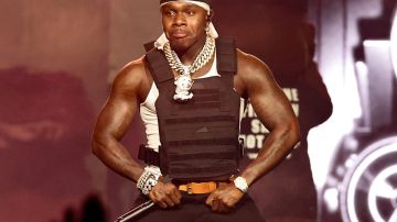 50 Cent en un concierto en Nueva York.