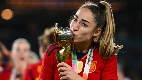 Olga Carmona anotó el gol de la final ante Inglaterra.