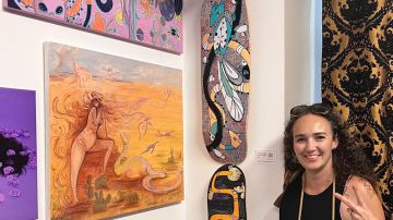 Ana Karina Hurtado necesita de tu ayuda para participar en Feria de Bellas Artes en Los Ángeles. (Cortesía)