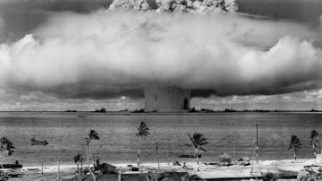 Las pruebas nucleares en el atolón Bikini, en las Islas Marshall, contaminaron un amplia zona con radiación.